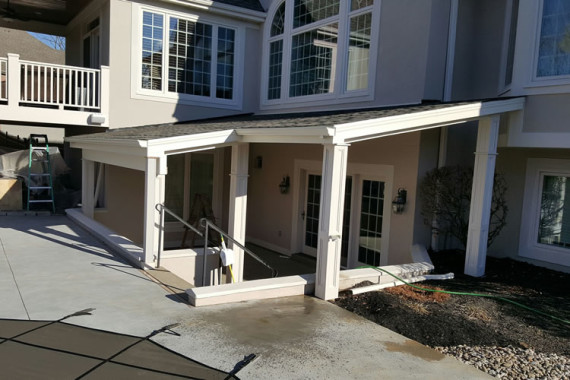 Covered Porches by Elegant Home Exterior